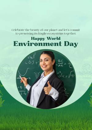 Happy World Environment Day - Education For A Sustainable Future Post For Pinterest