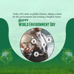 Happy World Environment Day Template For X