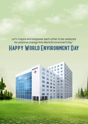 Happy World Environment Day - Sustainable Healthcare Creative Design For Google Business Profile