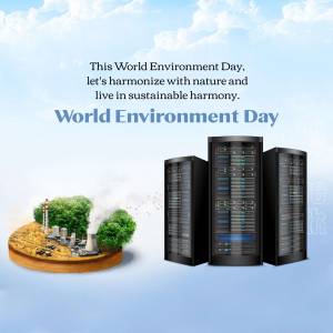 World Environment Day - Sustainable Harmony Template For Facebook