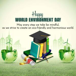 Happy World Environment Day - Education For A Sustainable Future Advertisement For Instagram