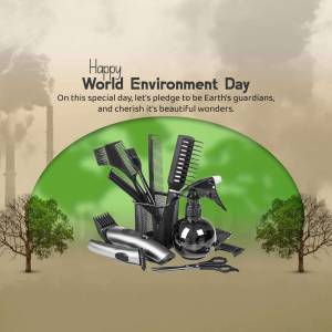 Happy World Environment Day - Barber Tools Image For Pinterest