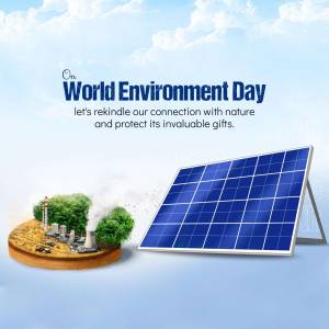 World Environment Day - Renewable Energy Artwork For X