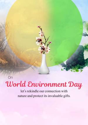 World Environment Day - Rekindle Connection With Nature Post For LinkedIn