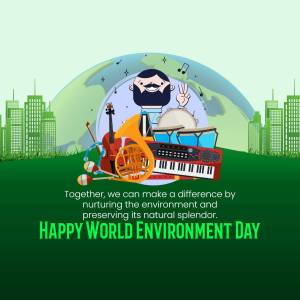 Happy World Environment Day - Music For A Greener Planet Artwork For Pinterest