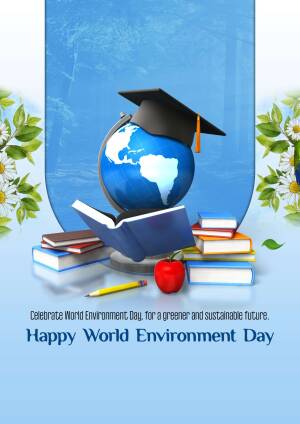 World Environment Day - Education For A Sustainable Future Creative Design For WhatsApp