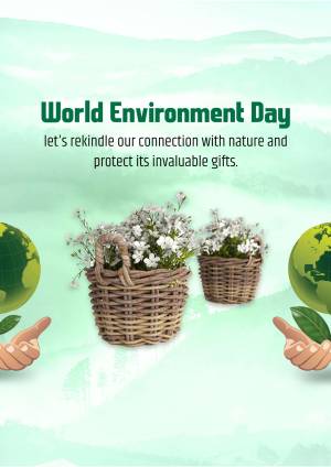 World Environment Day - Rekindle Connection With Nature Post For WhatsApp