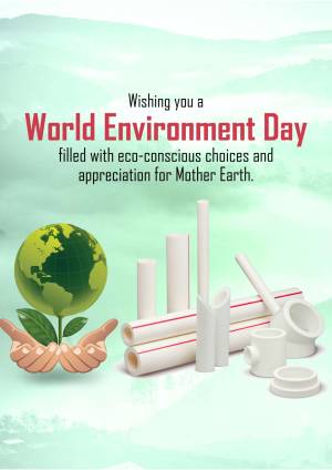 World Environment Day - Eco-Conscious Choices Creative Design For Twitter