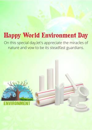 Happy World Environment Day - Sustainable Solutions Marketing Image For Facebook