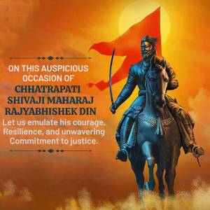 Chhatrapati Shivaji Maharaj Rajyabhishek Din Social Media Post For Pinterest