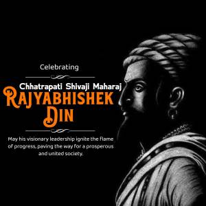 Chhatrapati Shivaji Maharaj Rajyabhishek Din Artwork For Telegram