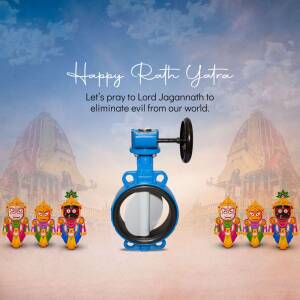 Happy Rath Yatra - Industrial Valve Business Poster For Google Business Profile