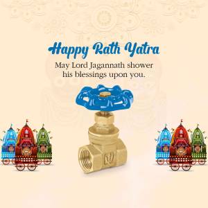 Happy Rath Yatra Greetings Poster For Telegram