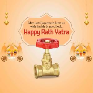 Happy Rath Yatra With Valve Image For LinkedIn