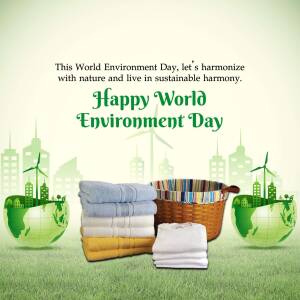 Happy World Environment Day - Sustainable Living Post For WhatsApp