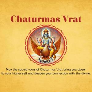 Chaturmas Vrat Artwork For Instagram