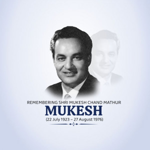 Remembering Mukesh Mathur Social Media Post For WhatsApp