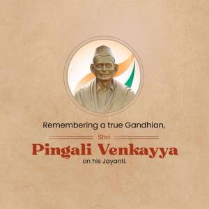 Pingali Venkayya Jayanti Branding Post For X
