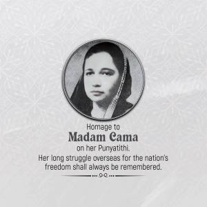 Homage To Madam Cama Marketing Image For Threads