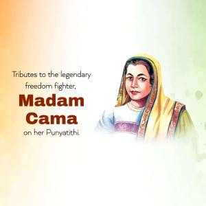 Madam Cama Punyatithi Image For LinkedIn