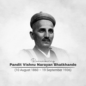 Pandit Vishnu Narayan Bhatkhande - Remembering A Musical Pioneer Promotional Banner For Instagram
