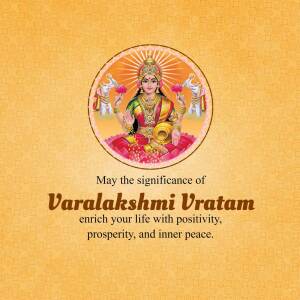 Varalakshmi Vratam Greetings Social Media Post For WhatsApp