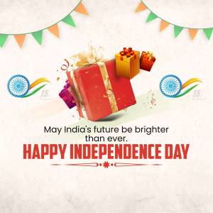 Happy Independence Day India Promotional Banner For LinkedIn