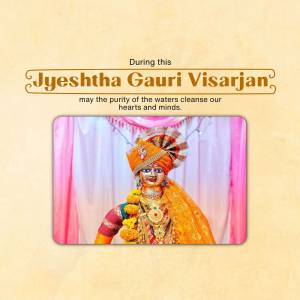 Jyeshtha Gauri Visarjan Artwork For Facebook