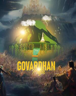 Govardhan Puja - Divine Protection Advertisement For Facebook