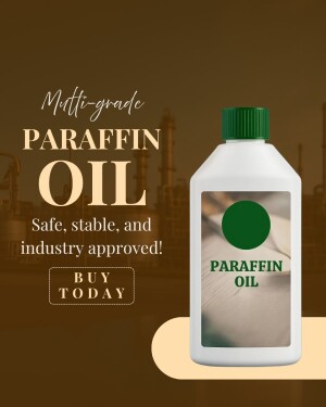 Multi-Grade Paraffin Oil Advertisement Artwork For Facebook