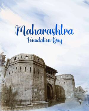 Maharashtra Foundation Day Creative Design For Twitter