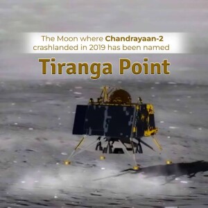 Image of the Chandrayaan-2 lander at Tiranga Point on the Moon
