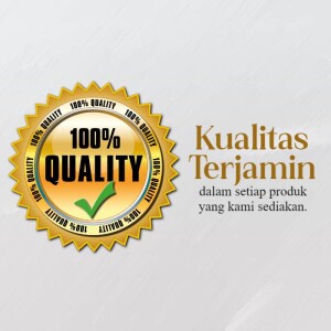 Gold seal with 100% quality guarantee text and a checkmark