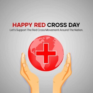 Happy Red Cross Day Creative Design For Telegram