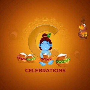 Krishna Janmashtami Celebration Advertisement For Pinterest