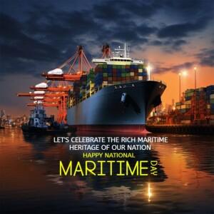 Happy National Maritime Day Banner For LinkedIn