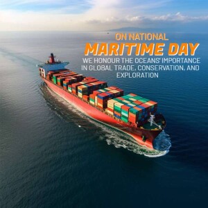 National Maritime Day - Honoring The Oceans Advertisement For Instagram