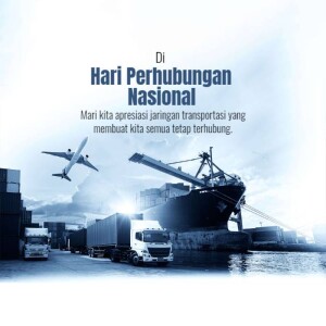Image depicting various modes of transportation - plane, ship, truck - representing national connectivity.