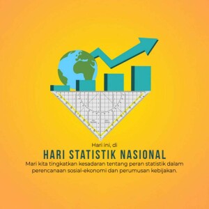 Illustration depicting global growth and statistics for National Statistics Day
