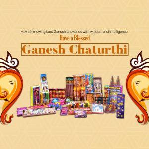 Ganesh Chaturthi Blessings And Sweets Advertisement For Instagram