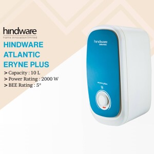Hindware Atlantic Eryne Plus 10L water heater with 5-star BEE rating
