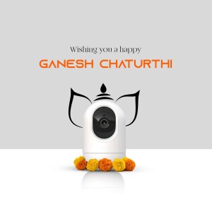 Happy Ganesh Chaturthi Greetings Business Poster For LinkedIn
