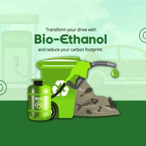 Bio-Ethanol: Sustainable Fuel For A Greener Drive Flyer For Threads