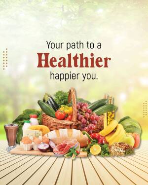 Path To A Healthier You Creative Design For Facebook