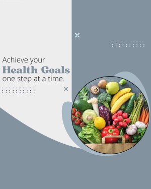 Achieve Your Health Goals Status Post For X