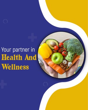 Healthy Eating For Wellness Template For Instagram