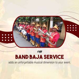 Indian brass band performing at an event