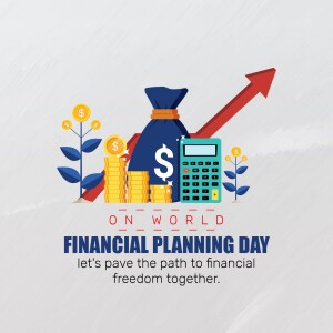 Financial Planning Day Illustration Post For Facebook