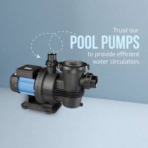 Efficient Pool Pump For Water Circulation Business Poster For Google Business Profile