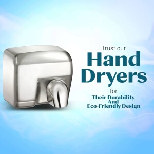 High-Efficiency Hand Dryers Template For Facebook